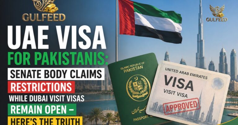 UAE visa application document guidelines for Pakistani citizens